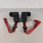 06-13 Corvette C6 Convertible Seatbelts Retractors Set Red AA7491. Fixed Price $113.05.