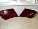 1983-1989 Mitsubishi Starion Chrysler Conquest Oem Maroon Rear Seat Bolsters. Fixed Price $99.99.