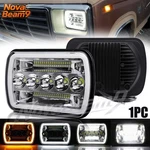 7X6" Led Headlight Hi/lo Drl Turn Signal Fit Ford Bronco 1980-1986 F-150 F-250. Fixed Price $24.98.