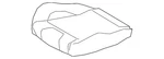 Genuine Seat Cover FR3Z-6362900-HE. Fixed Price $1186.95.