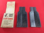 Nors Vintage 1965-1973 ? Gm Dark Blue Seat Belt Scuff Guards Set Of 2. Fixed Price $79.96.