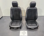 16-18 Oem Bmw F87 M2 Coupe Front Sport Seats Black Leather Blue Stitch Set. Fixed Price $949.95.