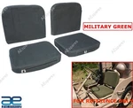 Seat Cover Set With Foam & Cargo Pockets For Jeeps Willys CJ2A CJ3A CJ3B M38 S2U. Fixed Price $259.99.