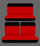 Fits 1958 1969 Rambler American 2 Door Front 50-50 Top And Rear Seat Covers. Fixed Price $159.99.