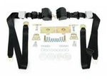 Ecklers 176114 Chevy Shoulder Harness, Seat Belt Kit, 3-POINT Retractable, Black. Fixed Price $198.00.