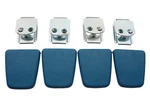Pg Classic 2850-SBBL Mopar A,b,c,e-body Shoulder Belt Clips (blue). Fixed Price $161.95.