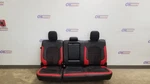 17 Ford F150 Crew Cab Rear Seat Assembly Black Red Leather Suede. Fixed Price $573.75.