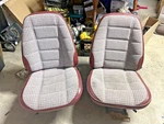 84-94 Jeep Cherokee Xj Front Bucket Seats Red (4 Door) Pair No Headrest. Fixed Price $1250.00.