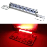 Red Led License Plate Frame Mount Tail/brake Light Universal Fit For Motorcycles. Fixed Price $12.09.