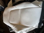 Tesla Model Front Left Seat Cushion Back White 2017-2023 1763885-02-F. Fixed Price $80.00.