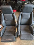 1984-96 Corvette C4 Bucket Grey Gray Leather Seats Pair Premium Oem Gm. Fixed Price $374.99.