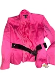 Pink Belted Blazer Scott Taylor Long Sleeve Closure Size Xl Nwt. Fixed Price $49.99.