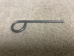 New 1971-73 Mustang Fastback Mach Fold Down Rear Seat Metal Pin. Fixed Price $21.00.