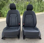 2015-2018 Audi Q3 Front Right & Left Side Seats Electric Leather Black Set. Oem. Fixed Price $470.00.