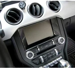 15-20 Ford Mustang Molded Carbon Fiber Gps Navigation Bezel Trim Cover. Fixed Price $69.99.