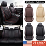 Leather Covers Full Set 2/5 Seats Front Rear Split Headrest For Mazda CX-9. Fixed Price $89.18.