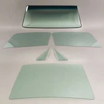 Ford Mustang Fastback 1967 68 Glass Windshield Vent Door Green Windows. Fixed Price $433.50.