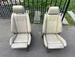 Read Bmw E30 Pair Front Tan Leather Sport Seats Need Work. Fixed Price $799.99.