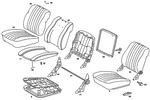 Genuine Mercedes-benz Padding 126-910-29-50. Fixed Price $360.29.