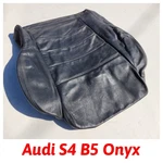 Genuine Audi S4 B5 Front Bottom Seat Cover Black Onyx Leather Oem Upholstery. Fixed Price $260.00.