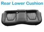 14-20 Maserati Ghibli Rear Seat Lower Bottom Cover Cushion Black Oem. Fixed Price $360.00.