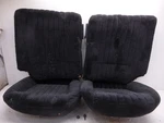 82-92 Camaro Firebird Rear Seat Set Black Cloth Back Upright Bottoms Original Gm. Fixed Price $359.99.