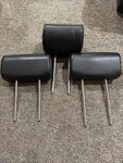 2010 Nissan Armada Rear Middle Seat Headrests Black Leather Oem Set Of 3. Fixed Price $149.99.