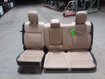 2023 Ford F250SD Rear Seat Bench Camel And Black Leather. Fixed Price $600.00.