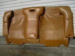 Porsche 914 Used Seat Back Pad 1972-76 With German Tan Vinyl Genuine Original. Fixed Price $450.00.