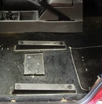 Rare Alfa Romeo Milano 75 Floor Recaro Front Seat Track Trim Cover Panels Pair. Fixed Price $74.88.