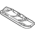 Genuine Bmw Seat Carrier, Rear 52-20-9-162-835 New. Fixed Price $475.43.