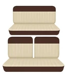 Fits 1946 1951 Mercury Eight 2DOOR Front 50-50 Top And Rear Bench Seat Covers. Fixed Price $159.99.