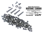 1965-1970 Mustang Fastback Rear Folding Seat Screw Kit. Fixed Price $23.95.