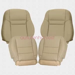 Front Left & Right Bottom Top Leather Seat Cover Tan For 2003-07 Honda Accord. Fixed Price $81.09.