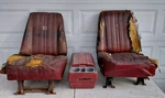 73-E77 Chevy K5 Blazer Low Back Bucket Seats + Mounts Center Console Oem Jimmy. Fixed Price $1400.00.