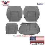 1995 1996 1997 1998 1999 Chevy Split Bench Leather Seat Cover Gray 60/40. Fixed Price $620.62.