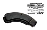 1971-1973 Mustang Front Bucket Seat Outer Hinge Trim Cover Black Passenger. Fixed Price $23.99.