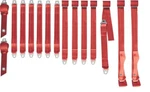 Pg Classic 3850-69BEN-528 Mopar 1968-69 A-body Seat Belt Set Bench Red. Fixed Price $775.95.