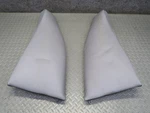 99-03 Bmw E39 540IA Sedan Rear Left & Right Seat Leather Bolster Gray Set Oem. Fixed Price $171.70.
