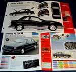 1989 Dodge Shadow Shelby Csx Specs Info Poster Original Brochure Vintage Vnt. Fixed Price $19.99.