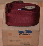 Nos 1976 Dodge Lap Seat Belt Plymouth Chrysler Red OF533LE8 F1876 Oem Mopar. Fixed Price $45.00.