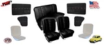 1965-67 Volkswagen Vw Bug Sport X Upholstery, Door Panel & Foam Full Kit Tmi. Fixed Price $2157.07.