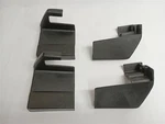 Pieces Black Seat Track Trim Cover Panels From 1990 Chevy C4 Corvette 11256855. Fixed Price $53.69.