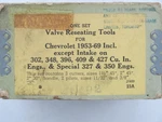 Vintage Sears No. 46402 Chevrolet 1953-1969 Valve Reseating Tool Set. Fixed Price $29.85.