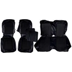Full Set Upholstery W/ Front Bucket Seats Black Standard Coupe Mustang 1968. Fixed Price $341.99.