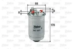 Valeo Fuel Filter Vw Seat Skoda Ford Caddy Ii Pickup Mk Flight T4 7200986. Fixed Price $12.04.
