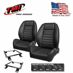 Tmi Pro Series Bucket Seats + Rear Upholstery 1966-1972 Chevelle W/factory Bench. Fixed Price $2877.18.