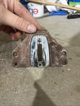 1968-72 Chevelle 442 Gto Cutlass Malibu Skylark Bench Seat Release Bezel Bracket. Fixed Price $30.00.