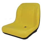 Yellow Vinyl Seat Fits John Deere Replaces AM144591. Fixed Price $137.99.