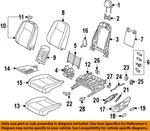 Volkswagen Oem 18-19 Atlas-seat Back Cover 3CN881806HJCC. Fixed Price $687.07.